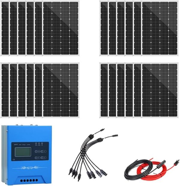 Giosolar 2880W 48V Glass Solar Panel